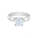 Bague en argent et pierre de lune verte (km by juwelo) Bague en argent et pierre de lune verte (km by juwelo)