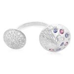 Bague en argent et rhodolite du rajasthan
