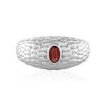 Bague en argent et rubis de tanzanie (saelocana)