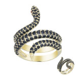 Bague en argent et saphir noir (adela silber)