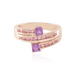 Bague en argent et saphir pourpre de ceylan non chauff� (adela silber)