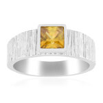 Bague en argent et sph�ne