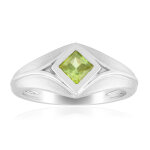 Bague en argent et sph�ne