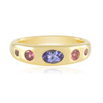 Bague en argent et tanzanite