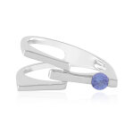 Bague en argent et tanzanite (de melo essence)