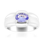 Bague en argent et tanzanite (pallanova)