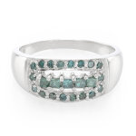 Bague pour homme en argent et diamant fantaisie Bague pour homme en argent et diamant fantaisie