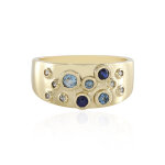 Bague en or et aigue - marine santa maria (adela gold)