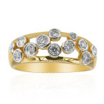 Bague en or et diamant i1 (h) (cirari)
