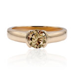 Bague en or et diamant rose de france vs1 d'argyle (annette) Bague en or et diamant rose de france vs1 d'argyle (annette)