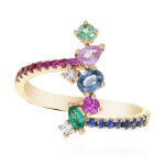 Bague en or et emeraude de zambie aaa (cirari) Bague en or et emeraude de zambie aaa (cirari)