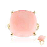 Bague en or et opale rose (cirari)