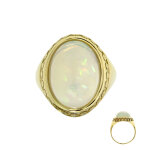 Bague en or et opale welo aaa (custodana)