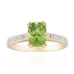 Bague en or et p�ridot de wagogo