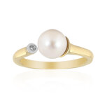 Bague en or et perle d'akoya (tpc)
