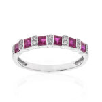 Bague en or et rubis aaa du mozambique (cirari)