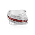 Bague en or et rubis de tanzanie (de melo)