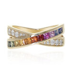 Bague en or et saphir (cirari)
