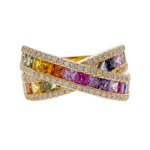 Bague en or et saphir (cirari)