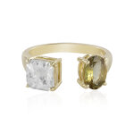 Bague en or et tanzanite jaune non chauff�e (adela gold)
