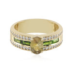 Bague en or et tanzanite jaune non chauff�e (adela gold)