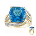 Bague en or et topaze de marambaia (rifkind 1894 collection)