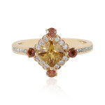 Bague en or et zircon jaune (adela gold)