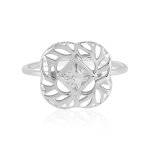 Bague en or et zircon (ornaments by de melo)