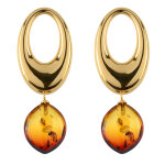 Boucles d'oreilles en argent et ambre de la baltique lever du soleil (dagen) Boucles d'oreilles en argent et ambre de la baltique lever du soleil (dagen)