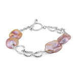 Bracelet en argent et perle ming (tpc)