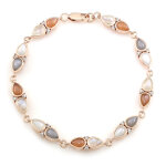 Bracelet en argent et pierre de lune blanche (km by juwelo)