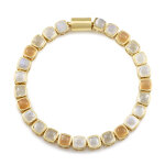 Bracelet en argent et pierre de lune blanche (km by juwelo)