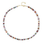 Collier en argent et am�thyste de zambie