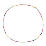 Collier en argent et citrine (riya)