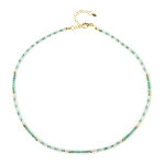 Collier en argent et emeraude de russie