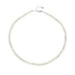 Collier en argent et jade du canada