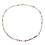Collier en argent et lapis - lazuli