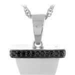 Collier en argent et magnesite