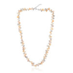 Collier en argent et perle blanche de culture d'eau douce