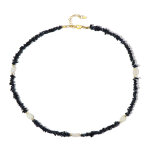 Collier en argent et saphir bleu de birmanie