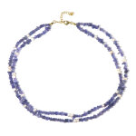 Collier en argent et tanzanite (riya)