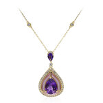 Collier en or et améthyste (cirari) Collier en or et améthyste (cirari)