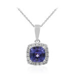 Collier en or et tanzanite aaa