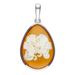 Pendentif en argent et ambre baltique (dagen)