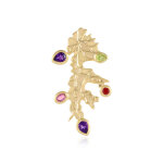 Pendentif en argent et am�thyste de zambie (monosono collection)