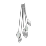 Pendentif en argent et calc�doine d'eau (monosono collection)