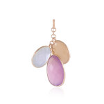 Pendentif en argent et calc�doine lavande (km by juwelo)