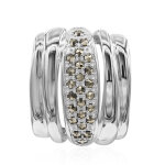 Pendentif en argent et marcassite (annette classic)