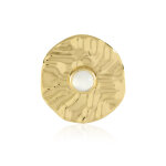 Pendentif en argent et pierre de lune blanche (monosono collection)