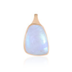 Pendentif en argent et pierre de lune bleue (km by juwelo)